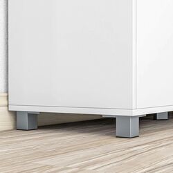 Tumba Homcom 83A-056V80WT 105x39x83 cm (White/Oak) Thumb