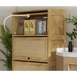 Комод Homcom 83A-059V00ND 70x32x132 cm (Oak) Thumb