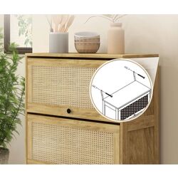 Комод Homcom 83A-059V00ND 70x32x132 cm (Oak) Thumb