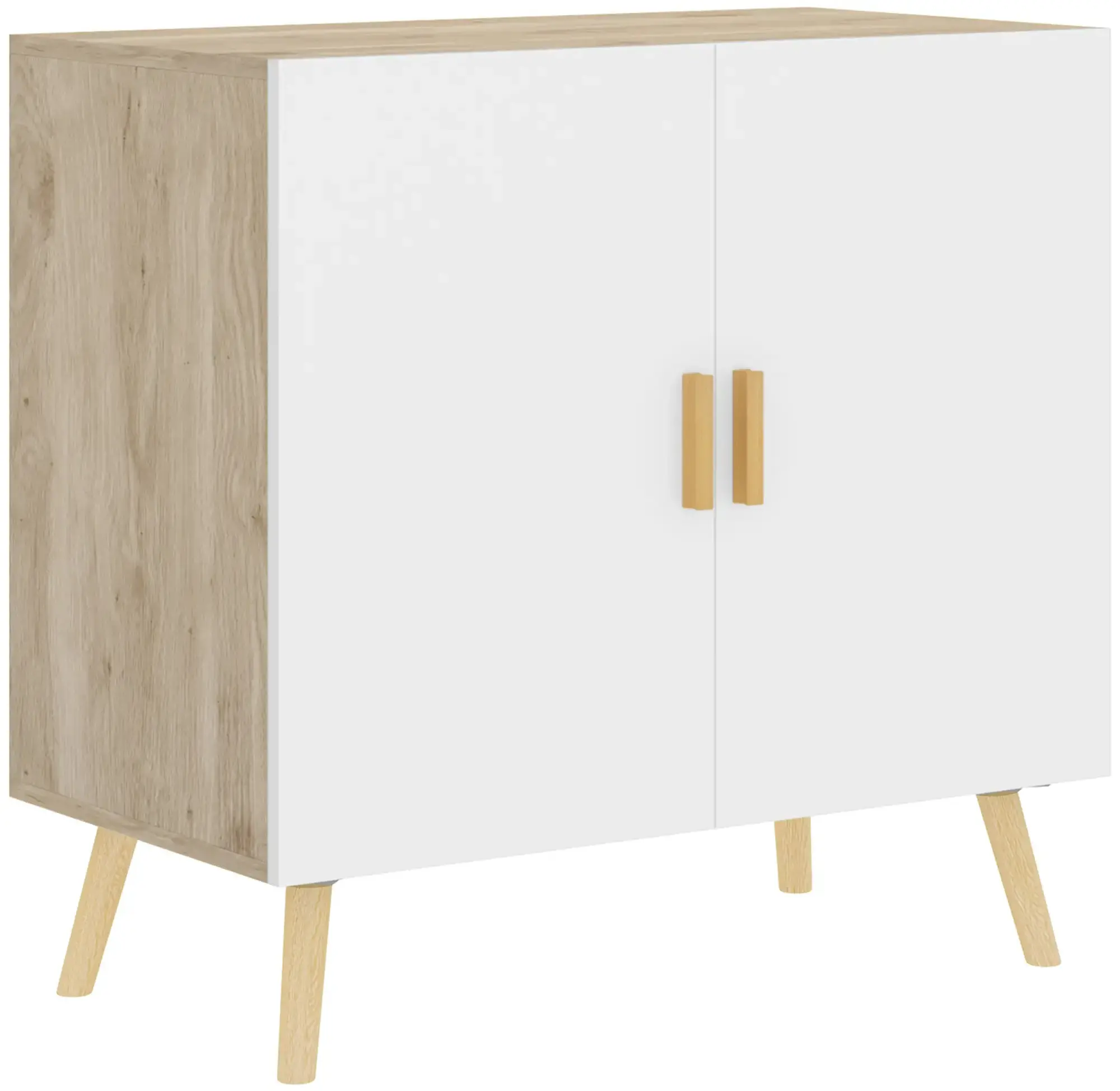 Tumba Homcom 83B-092V00AK (White/Oak) - 2