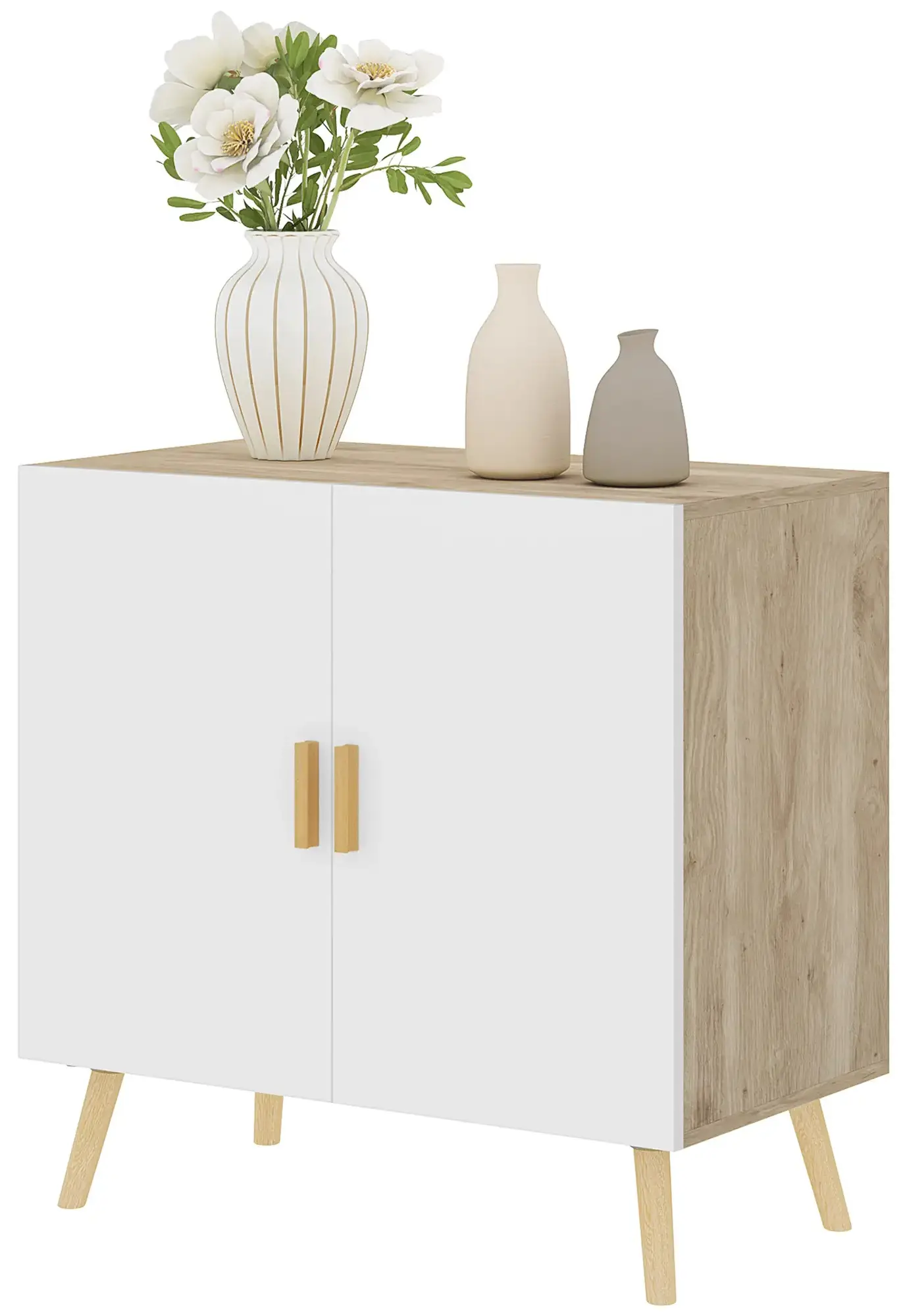 Tumba Homcom 83B-092V00AK (White/Oak) - 3