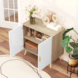Tumba Homcom 83B-092V00AK (White/Oak) Thumb