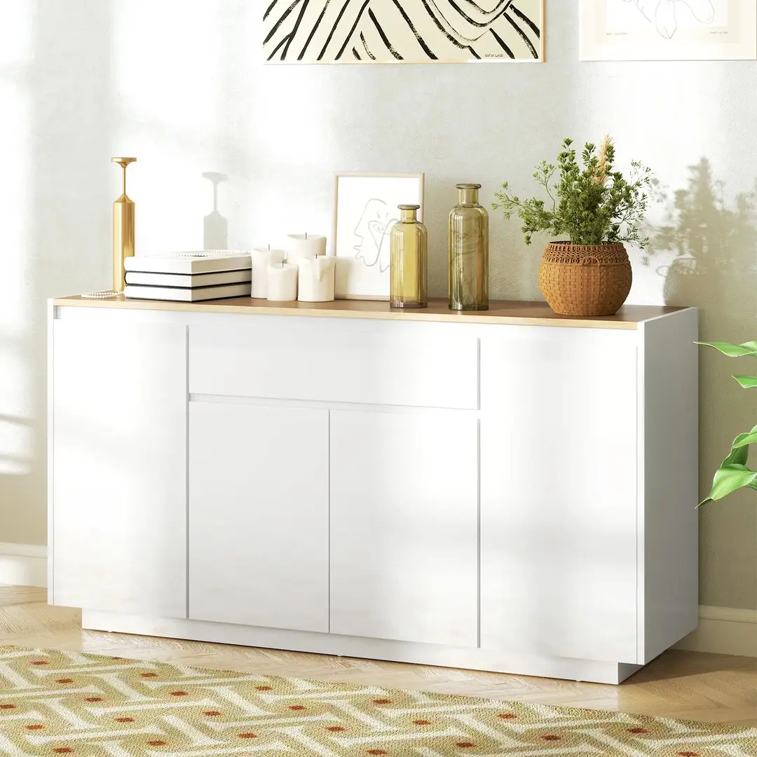 Тумба Homcom 83B-196V80WT (White Gloss)