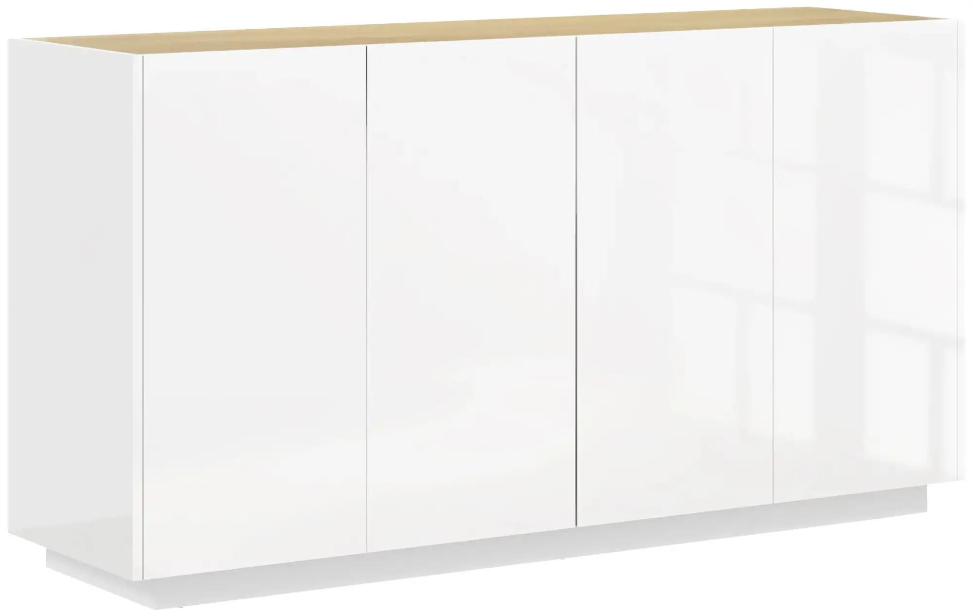 Tumba Homcom 83B-197V80WT (White Gloss) - 2