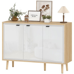 Тумба Homcom 83B-494V01WT (White Gloss/Oak) Thumb