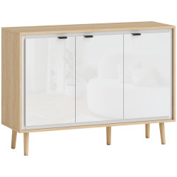 Тумба Homcom 83B-494V01WT (White Gloss/Oak) Thumb