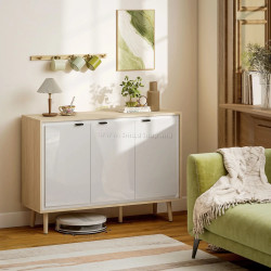 Тумба Homcom 83B-494V01WT (White Gloss/Oak)