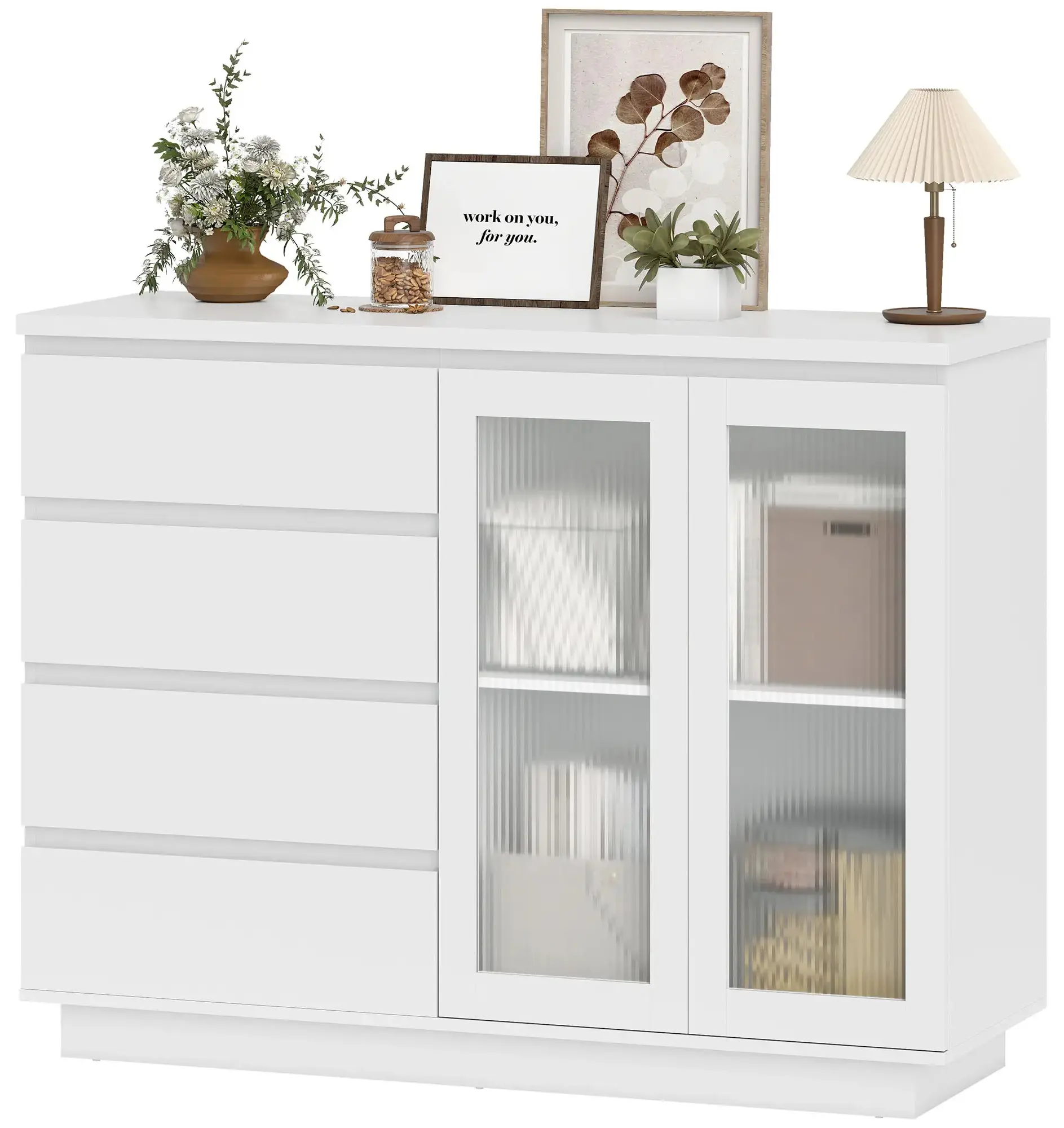 Тумба Homcom 83B-530V00WT (White) - 3