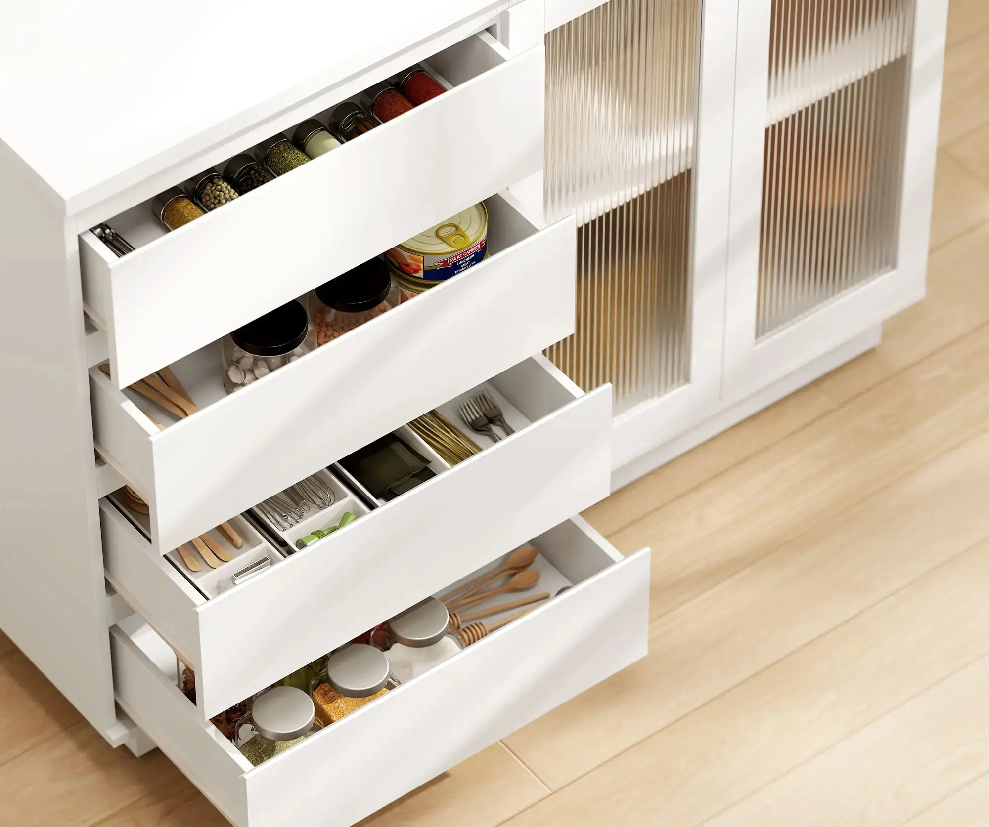 Тумба Homcom 83B-530V00WT (White) - 5