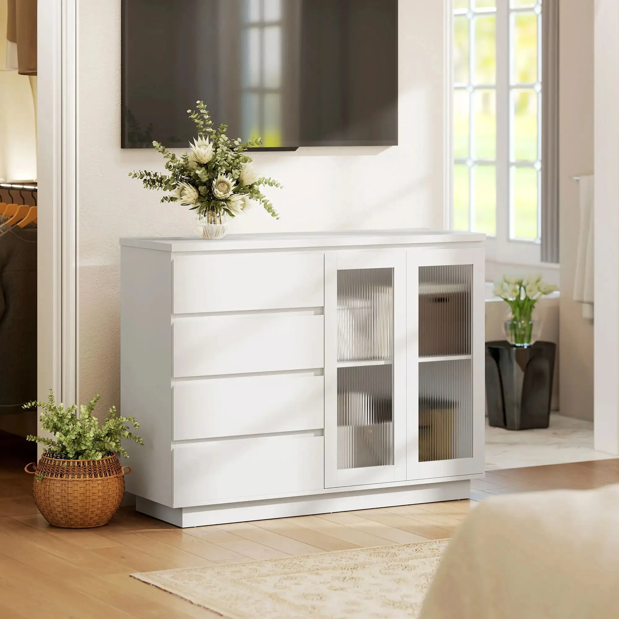 Тумба Homcom 83B-530V00WT (White) - 6