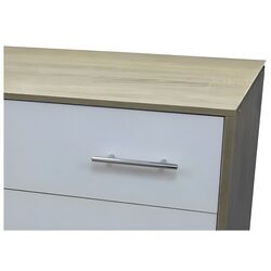 Comoda Ideal Mobila 70x45x80 (Sonoma Oak/White) Thumb