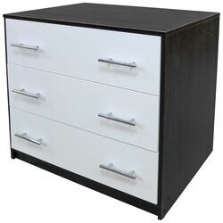 Comoda Ideal Mobila 80x45x70 (Wenge/White) Thumb