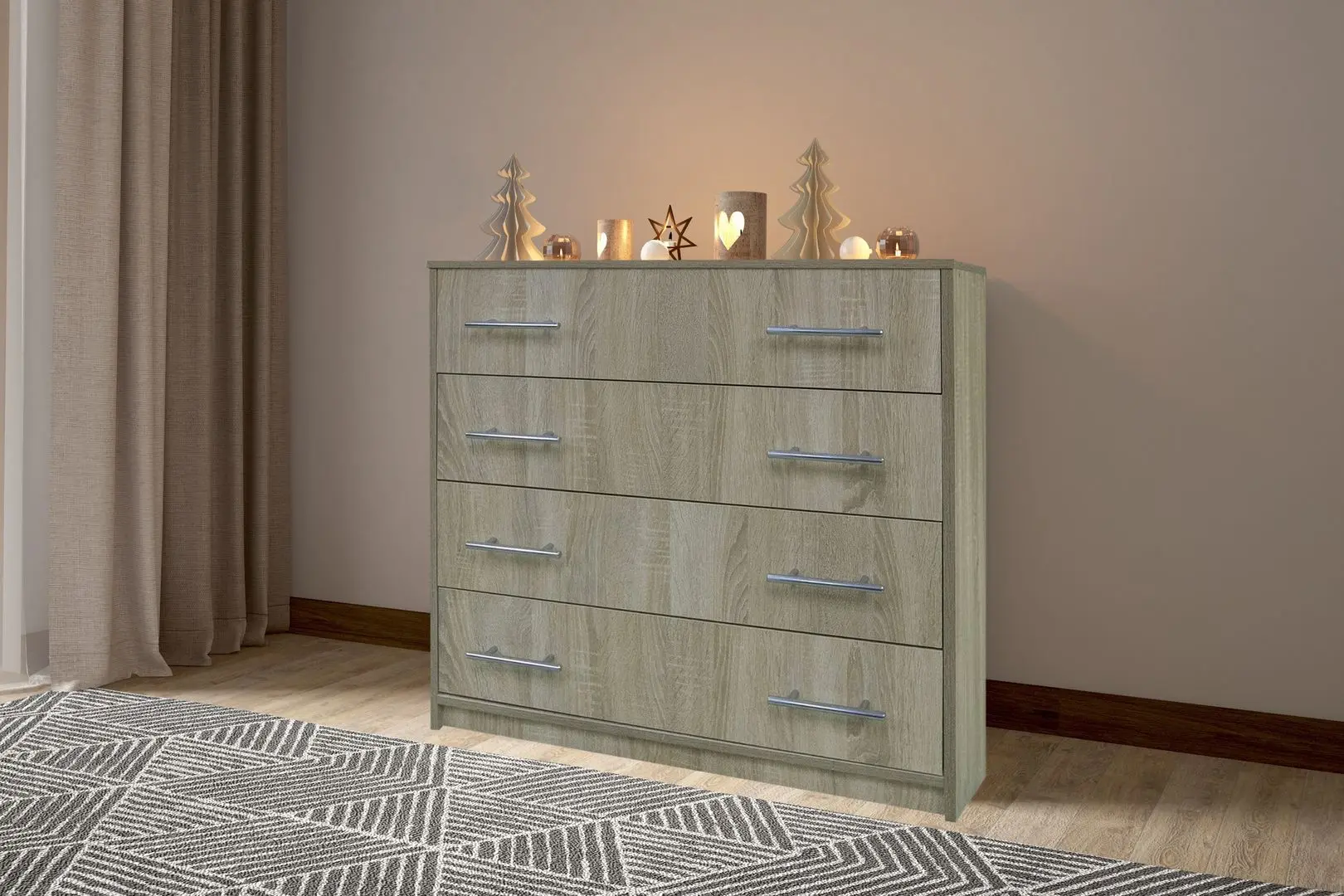 Comoda Ideal Mobila 80x85 (Sonoma Oak)