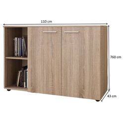 Tumba Ideal Mobila Alessia (Sonoma Oak) Thumb