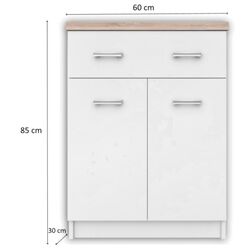 Tumba Ideal Mobila Jolis (Sonoma Oak/White) Thumb