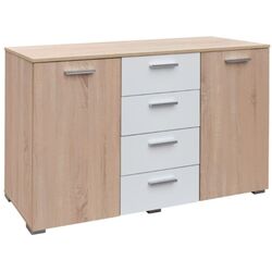 Tumba Ideal Mobila Lileya (Sonoma Oak/White) Thumb