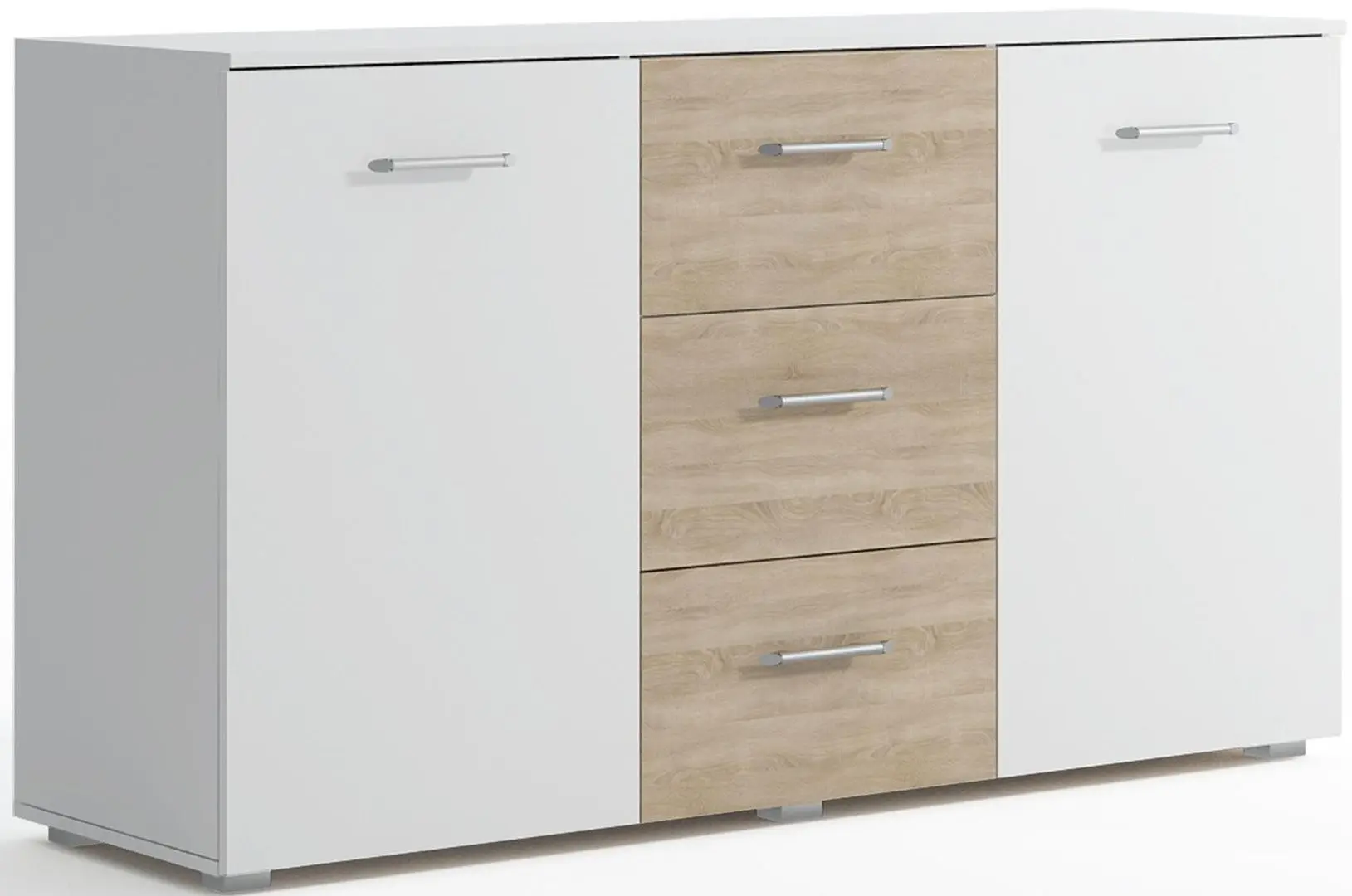 Tumba Ideal Mobila Maila (White/Sonoma Oak)