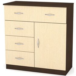 Tumba Ideal Mobila Mia (Wenge/White) Thumb