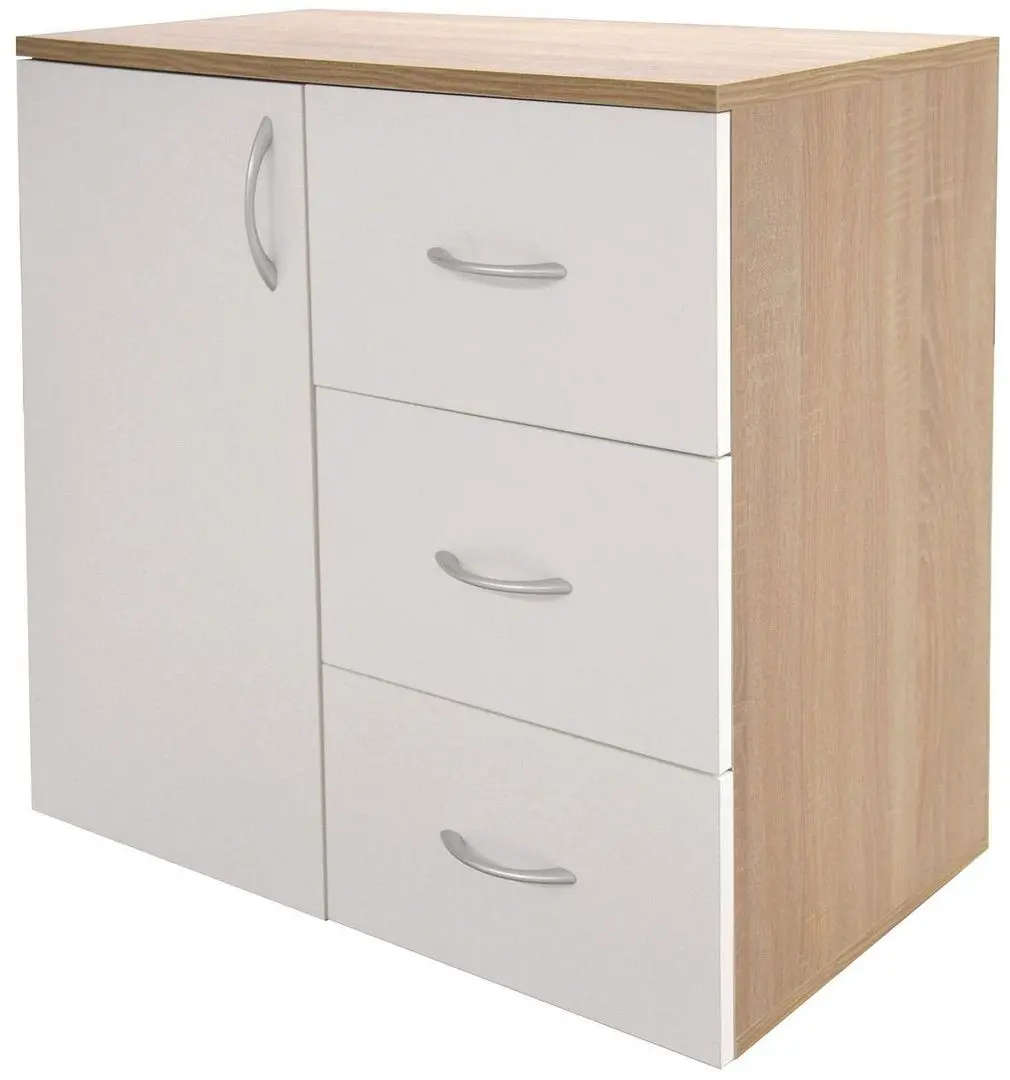 Tumba Ideal Mobila SR-04 (Sonoma Oak/White)