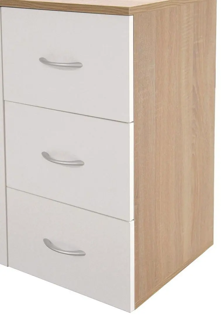 Tumba Ideal Mobila SR-04 (Sonoma Oak/White)