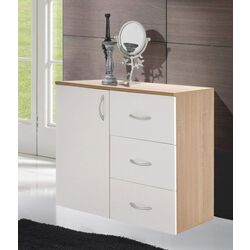 Tumba Ideal Mobila SR-04 (Sonoma Oak/White)