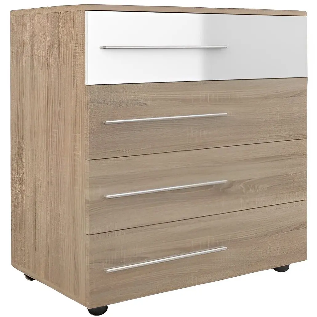Comoda Ideal Mobila Viraj (Sonoma Oak/White)