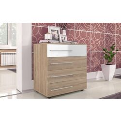 Comoda Ideal Mobila Viraj (Sonoma Oak/White)