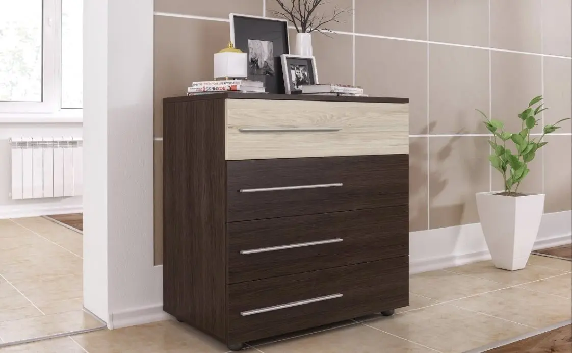 Comoda Ideal Mobila Viraj (Wenge/Sonoma Oak)