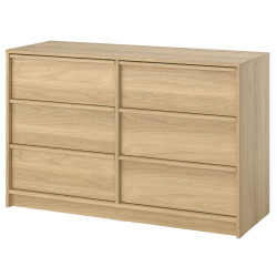 Comoda Ikea Ankarudden 139x48x87 (Stejar) Thumb