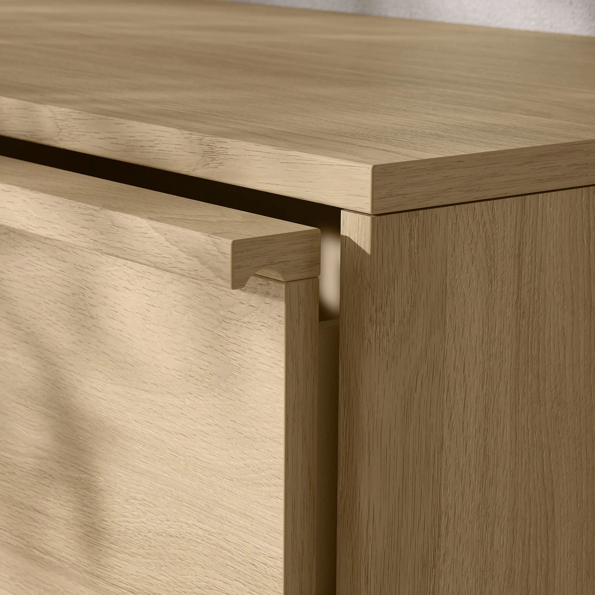 Comoda Ikea Ankarudden 139x48x87 (Stejar) - 3