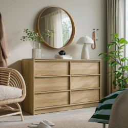Comoda Ikea Ankarudden 139x48x87 (Stejar)