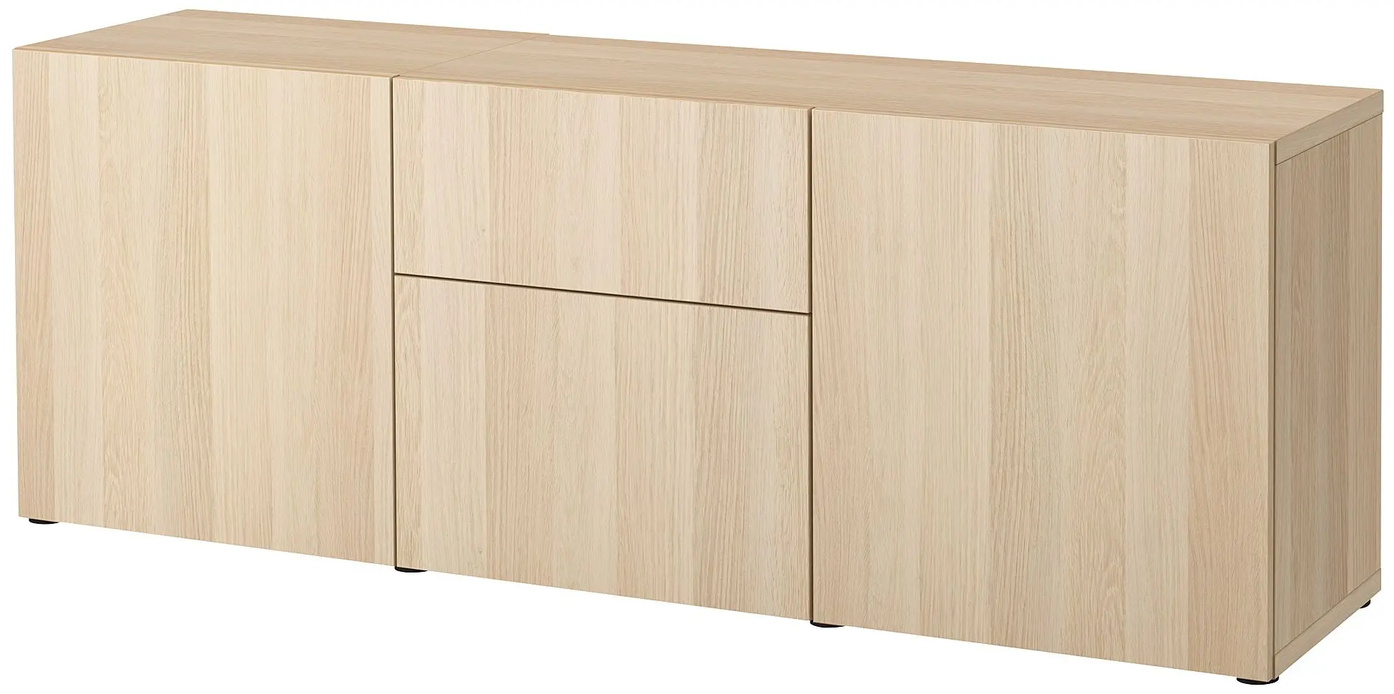 Tumba Ikea Besta/Lappviken glisiera sertar cu sistem apasare 180x42x65 (Aspect Stejar Antichizat) - 5