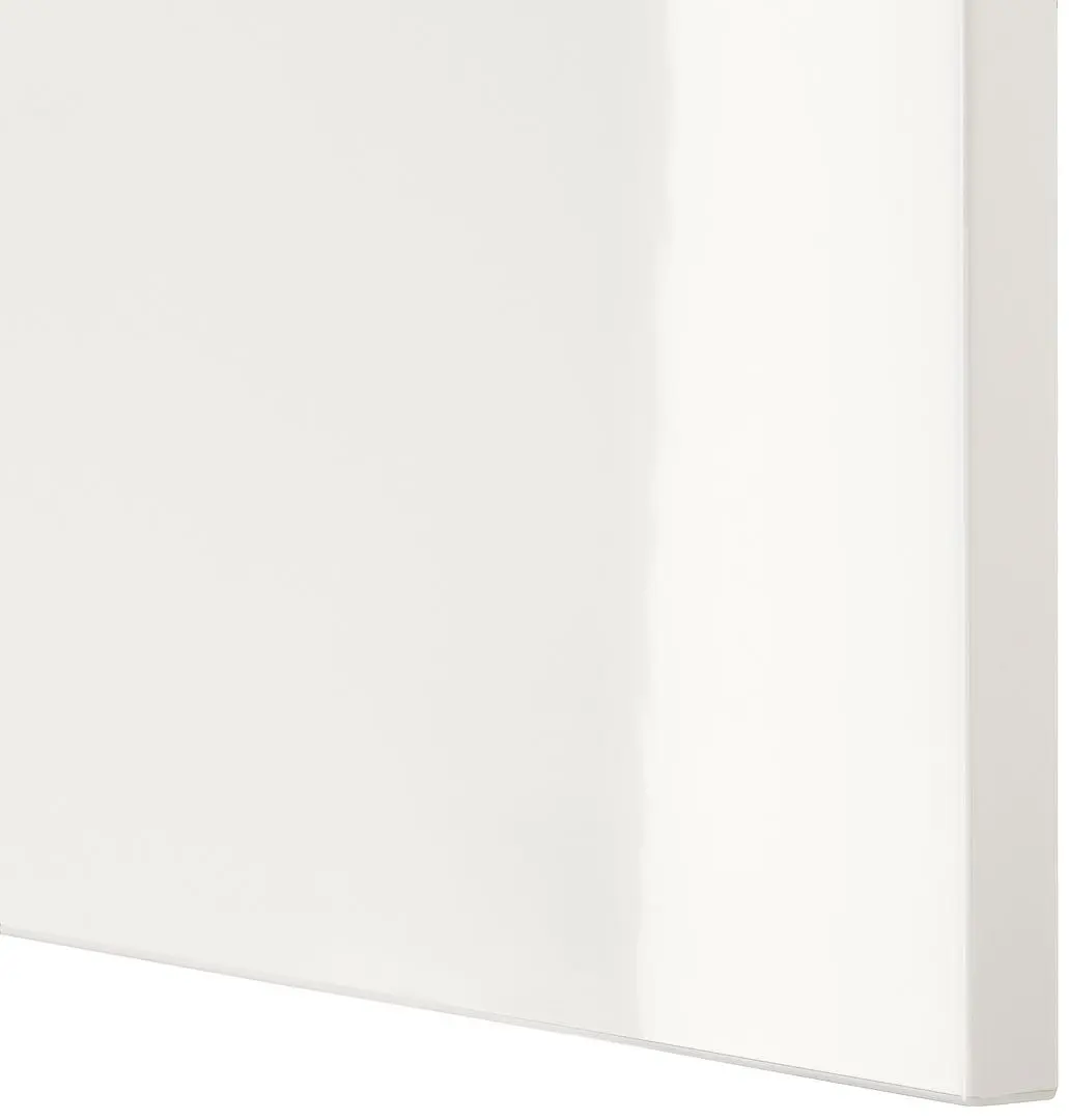 Tumba Ikea Besta/Selsviken/Stubbarp glisiera sertar cu sistem apasare 180x42x74 (Aspect Stejar Antichizat/Alb Lucios)