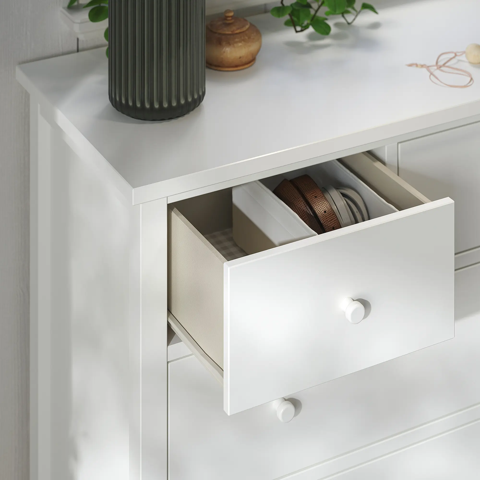 Comoda Ikea Gullaberg 168x48x100 (Alb) - 4