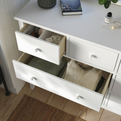 Comoda Ikea Gullaberg 168x48x100 (Alb) Thumb