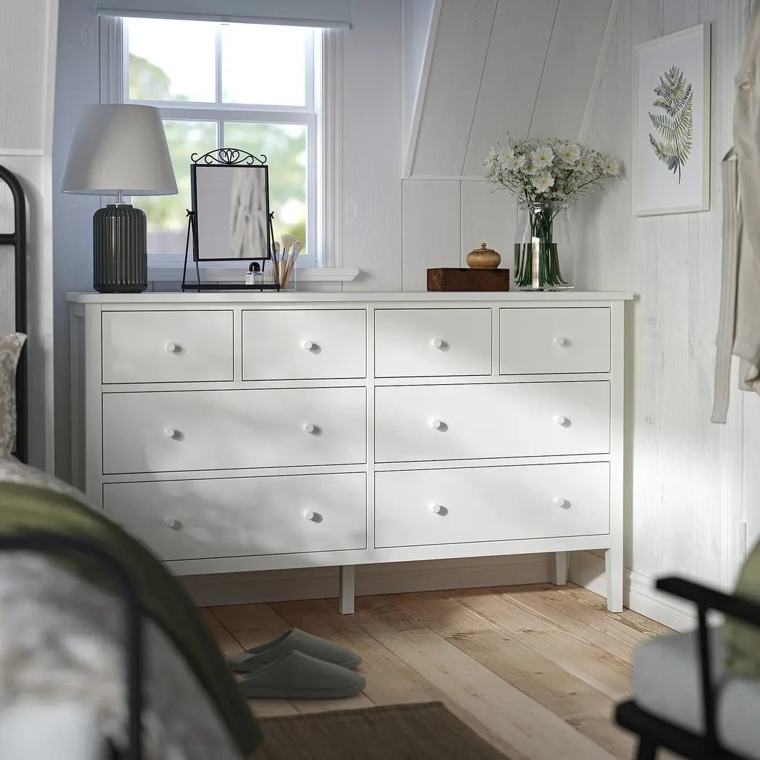 Comoda Ikea Gullaberg 168x48x100 (Alb)