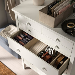 Comoda Ikea Gullaberg 89x48x122 (Alb) Thumb