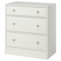 Comoda Ikea Havsta 3 sertare 81x47x89 (Alb) Thumb