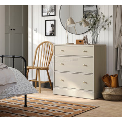 Comoda Ikea Havsta 3 sertare 81x47x89 (Gri-bej)