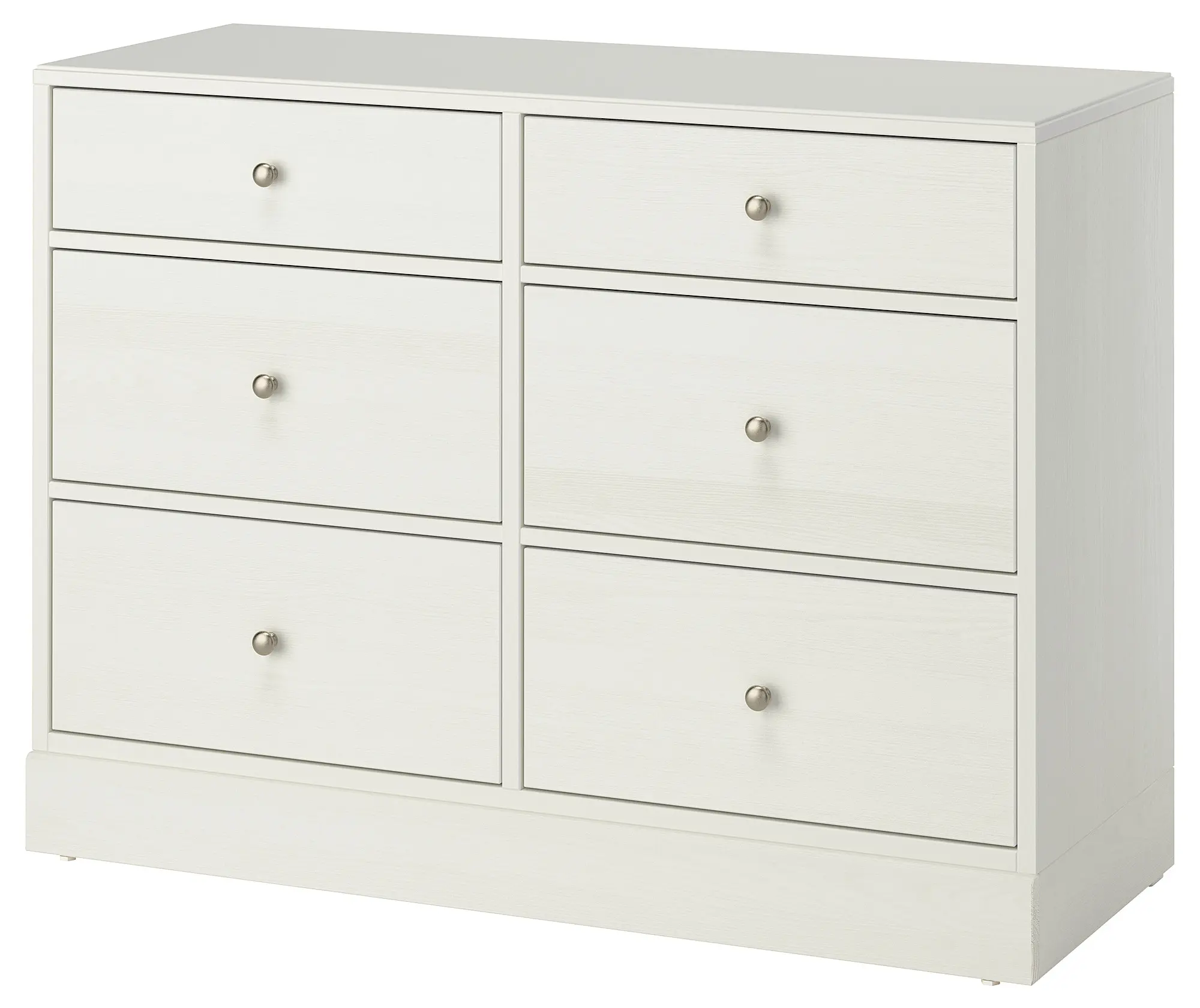 Comoda Ikea Havsta 6 sertare 121x47x89 (Alb)