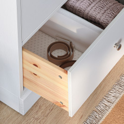 Comoda Ikea Havsta 6 sertare 121x47x89 (Alb) Thumb