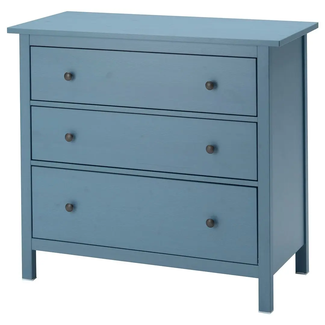 Comoda Ikea Hemnes 108x96 (Albastru) - 3