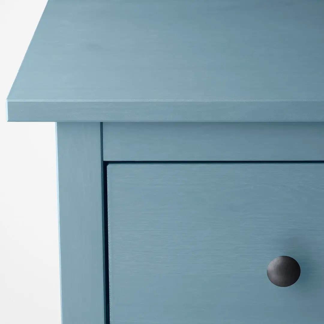 Comoda Ikea Hemnes 108x96 (Albastru) - 4