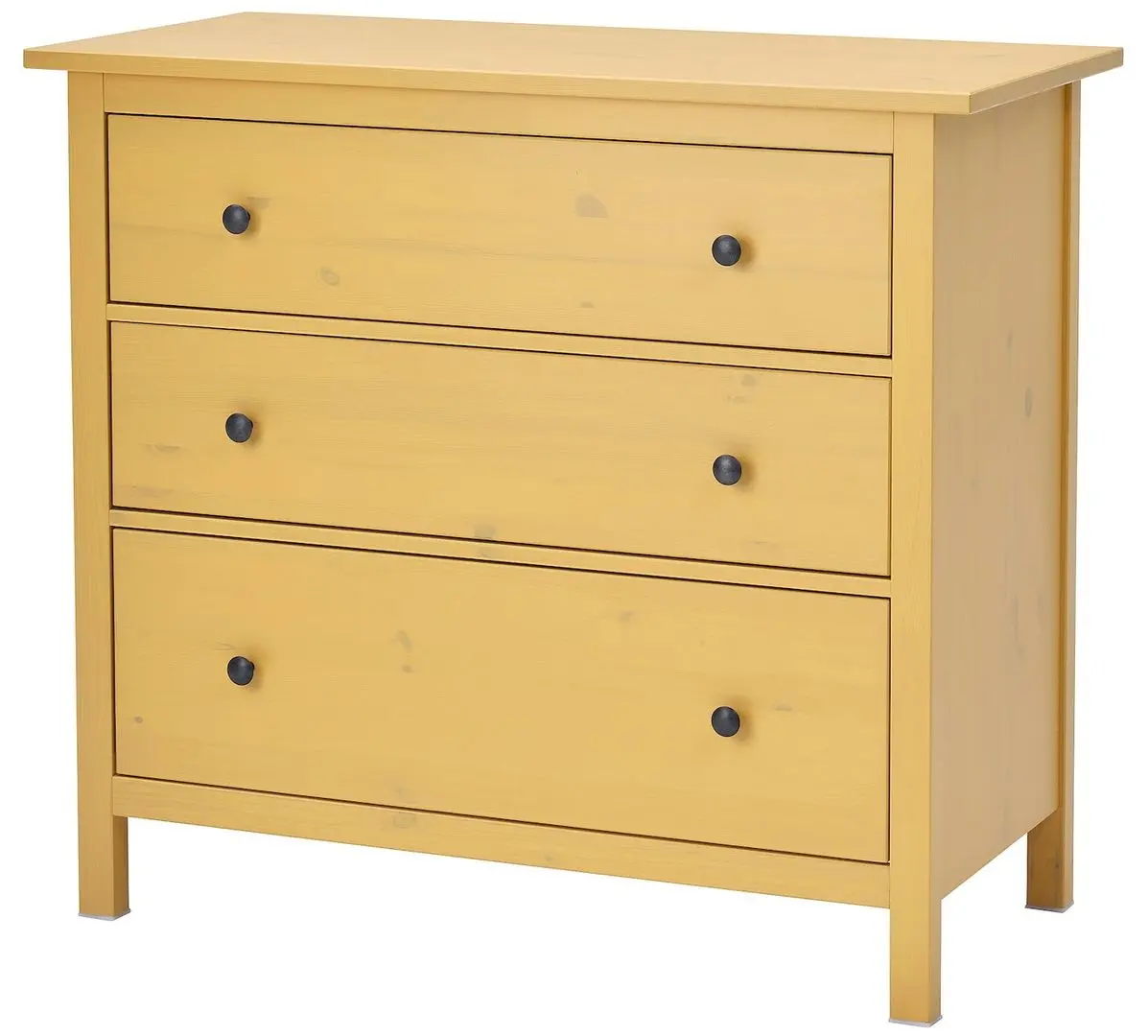 Comoda Ikea Hemnes 3 sertare 108x96 (Galben)