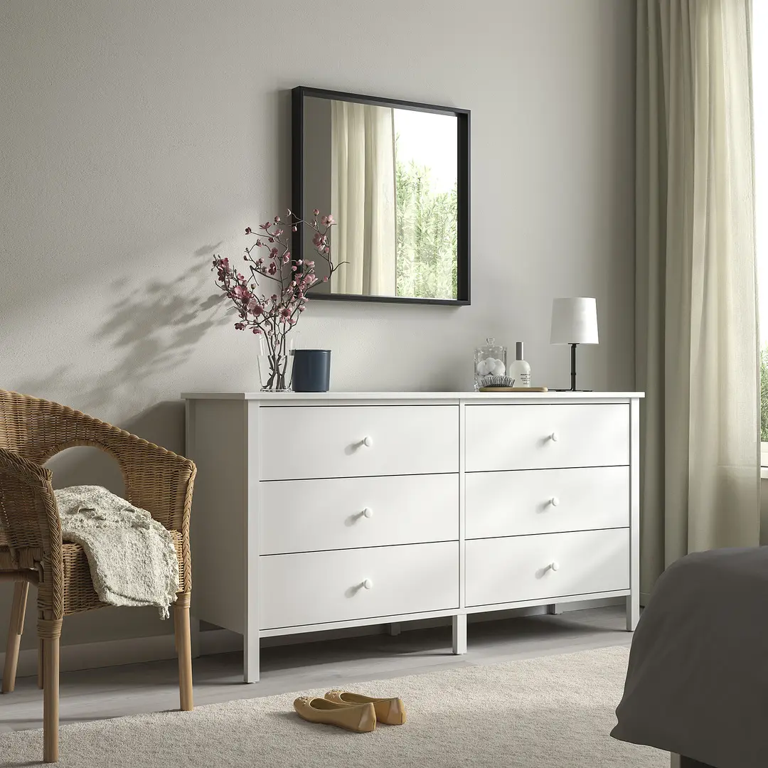 Comoda Ikea Kilberget 144x78 (Alb)