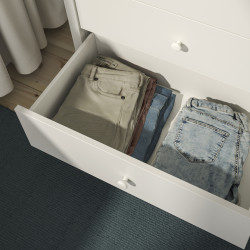 Comoda Ikea Kilberget 86x78 (Alb) Thumb