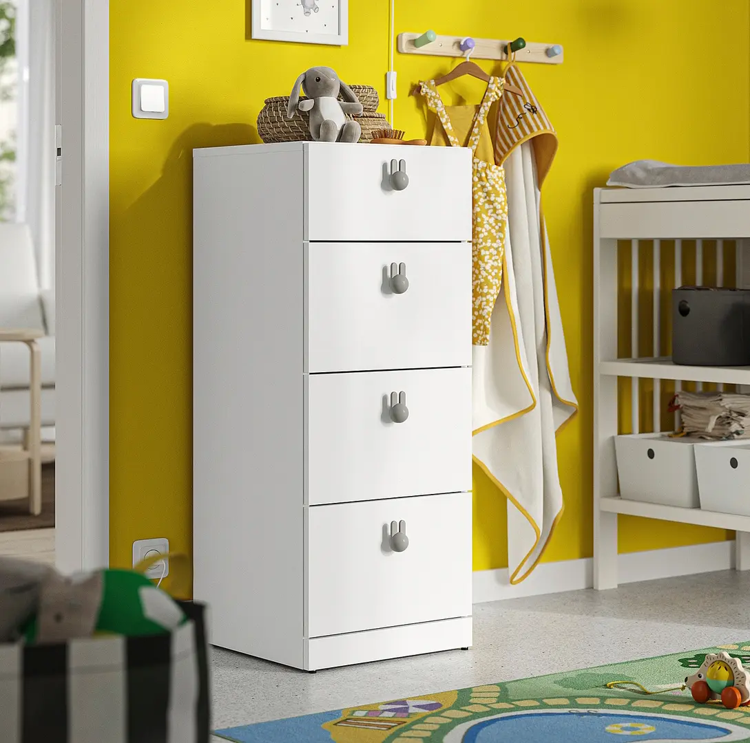Comoda Ikea Lastare 40x42x100 (Alb)