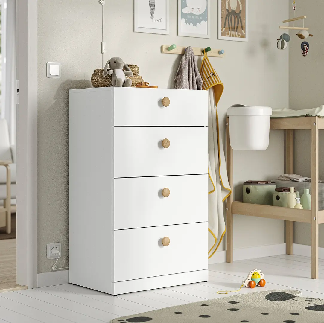 Comoda Ikea Lastare 60x42x100 (Alb)