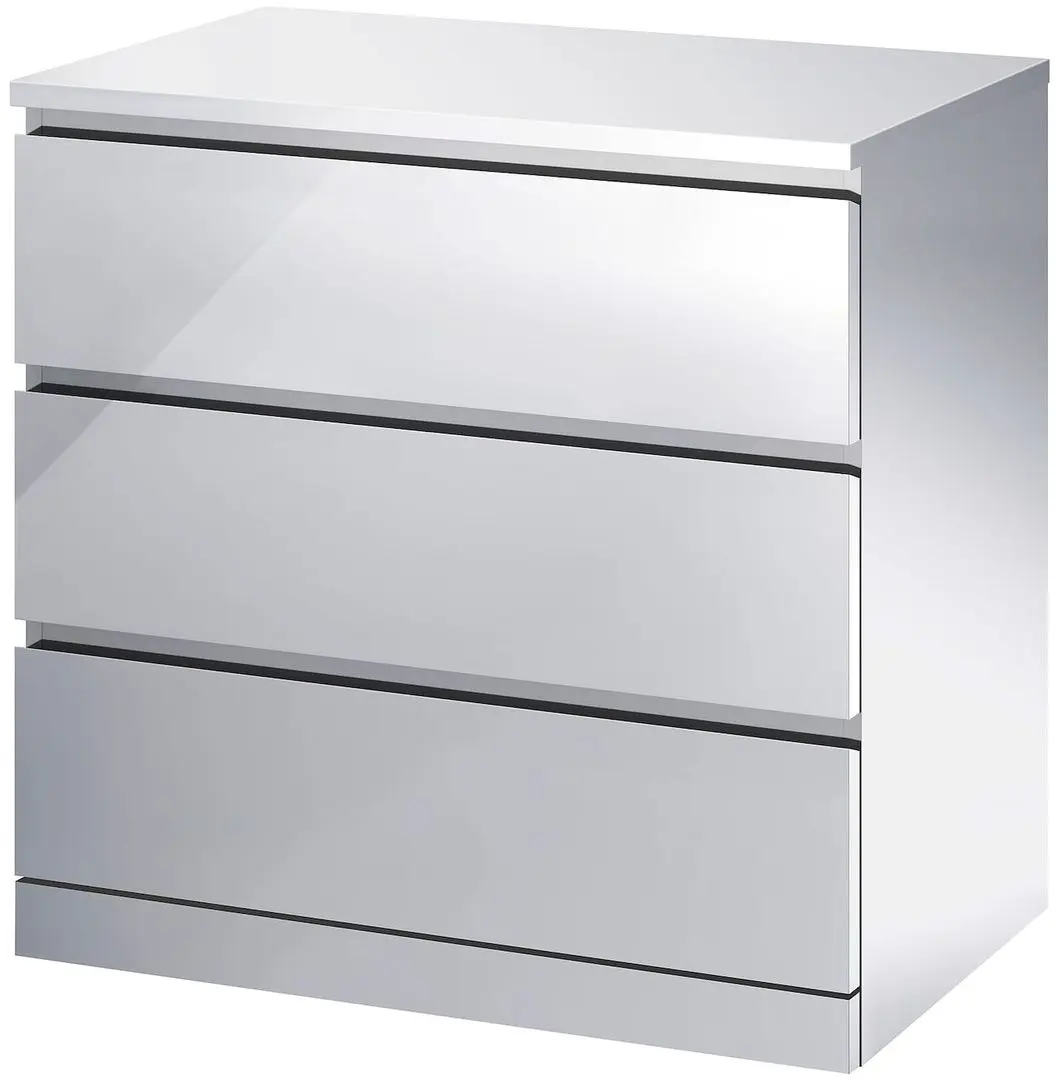 Comoda Ikea Malm 3 sertare 80x78 (Aspect oglinda)