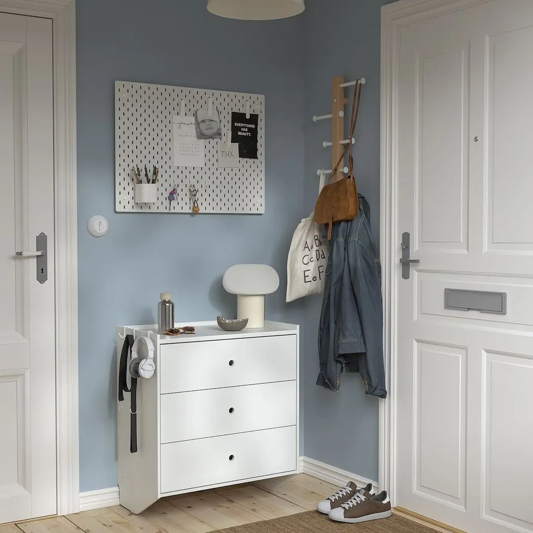 Комод Ikea Racknas 3 ящика/подвесной 69x78 (Белый)